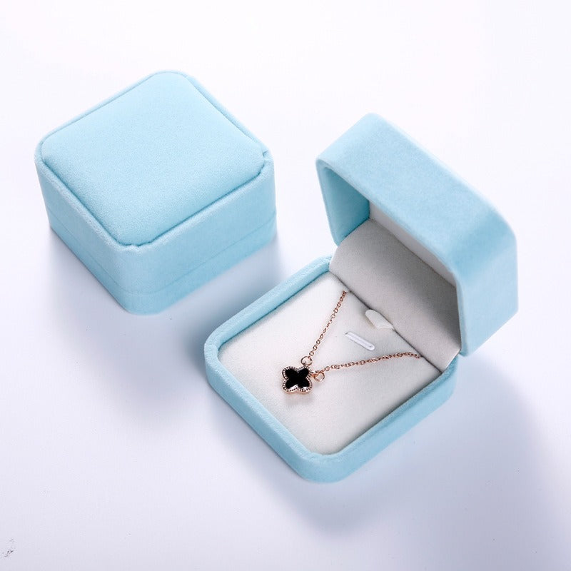 Velvet jewelry box jewelry packaging box storage box