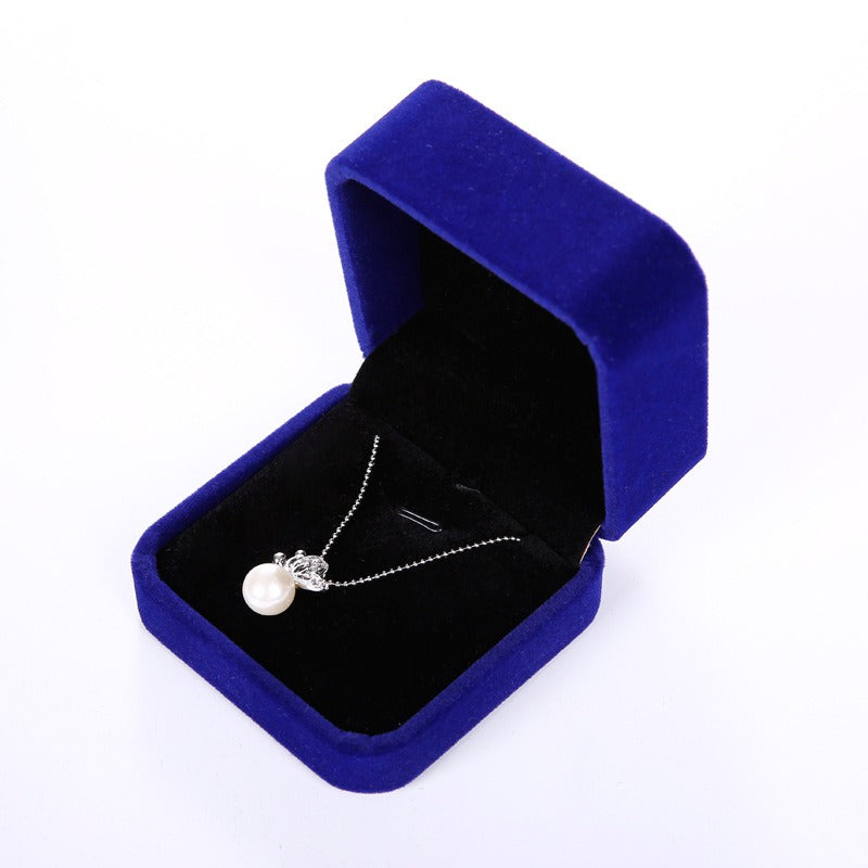 Velvet jewelry box jewelry packaging box storage box