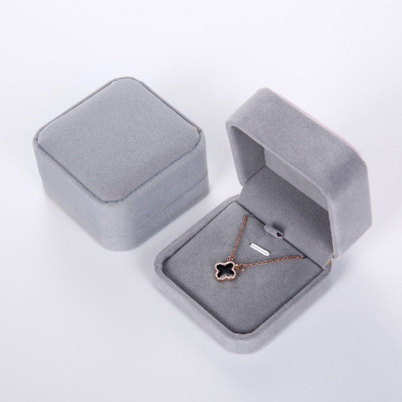 Velvet jewelry box jewelry packaging box storage box