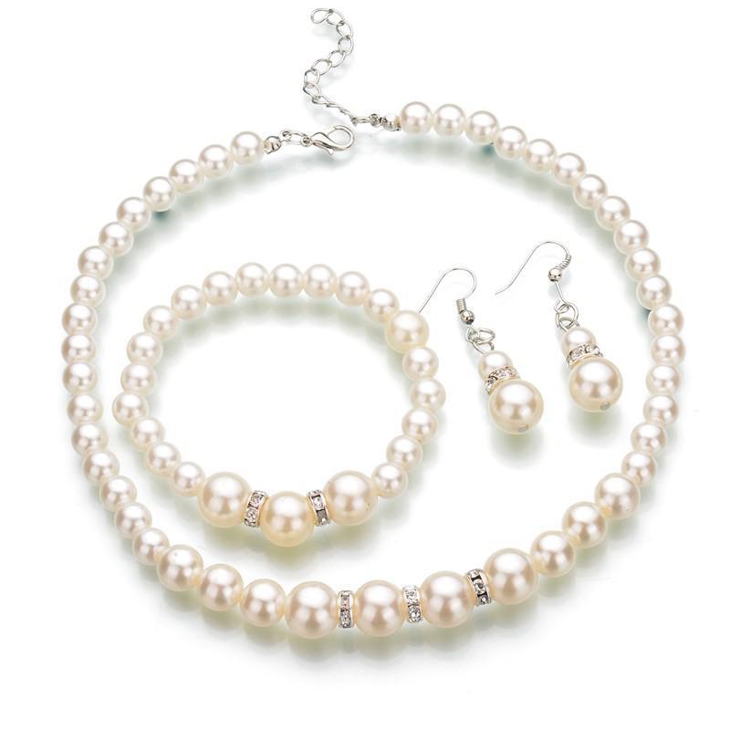 wild imitation pearl Jewelry Set